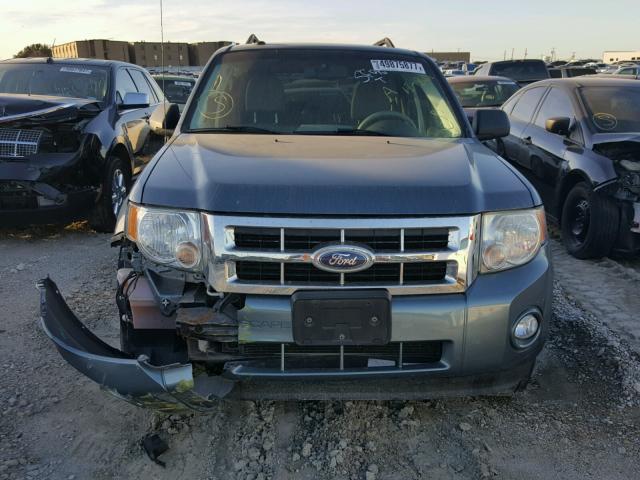 1FMCU0DG6AKD43518 - 2010 FORD ESCAPE XLT GREEN photo 9