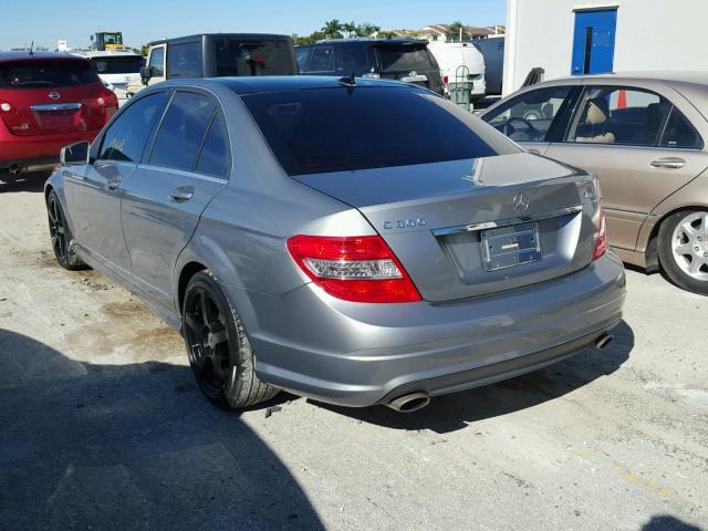 WDDGF8BB4AR108120 - 2010 MERCEDES-BENZ C 300 4MAT GRAY photo 3