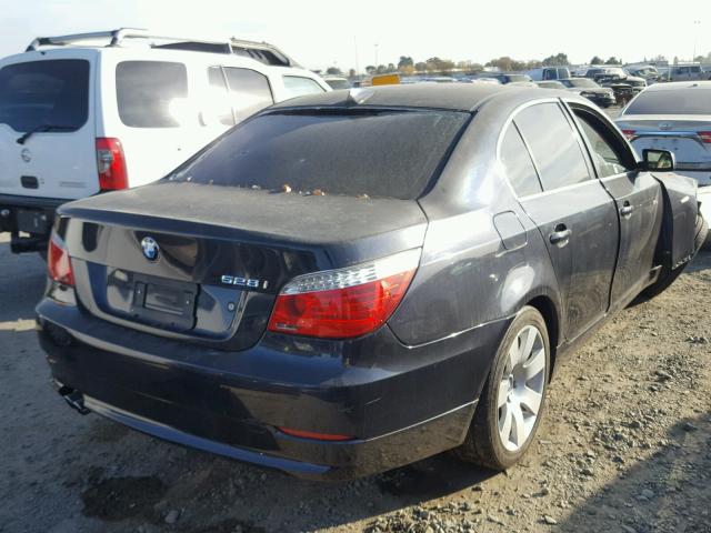 WBANU53548CT14000 - 2008 BMW 528 I BLUE photo 4