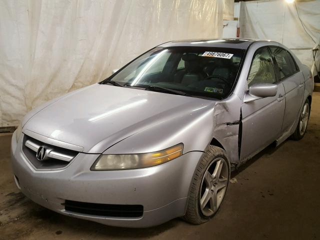 19UUA66204A029820 - 2004 ACURA TL SILVER photo 2