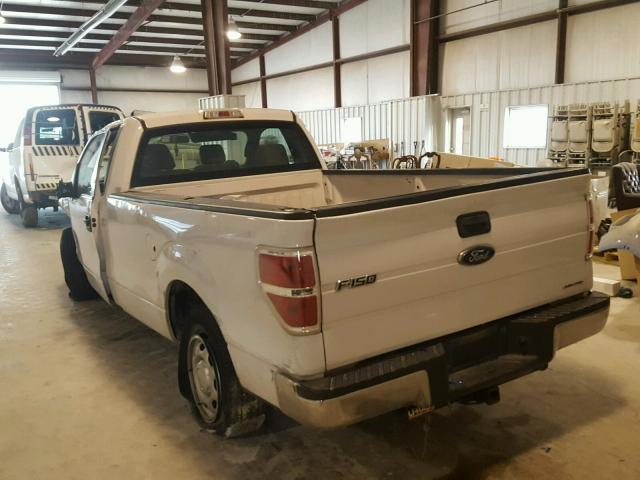 1FTNF1CFXEKD84939 - 2014 FORD F150 WHITE photo 3