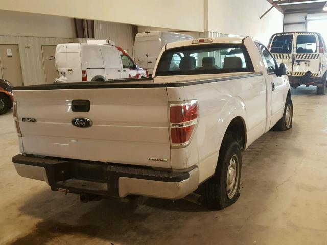 1FTNF1CFXEKD84939 - 2014 FORD F150 WHITE photo 4