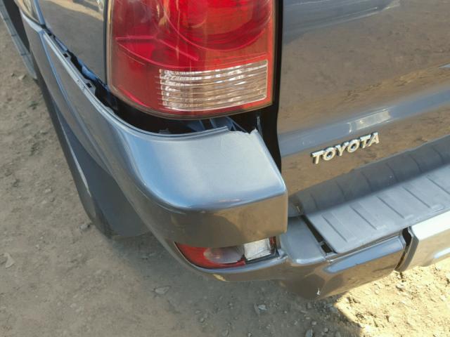 JTEBU14R340025598 - 2004 TOYOTA 4RUNNER SR GRAY photo 9