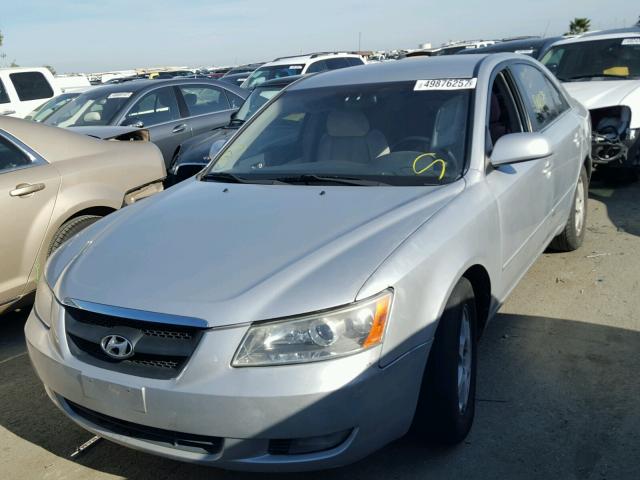 5NPEU46C66H063845 - 2006 HYUNDAI SONATA GLS SILVER photo 2