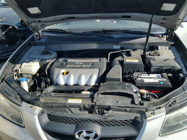 5NPEU46C66H063845 - 2006 HYUNDAI SONATA GLS SILVER photo 7