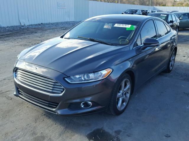 1FA6P0H73F5123123 - 2015 FORD FUSION SE GRAY photo 2