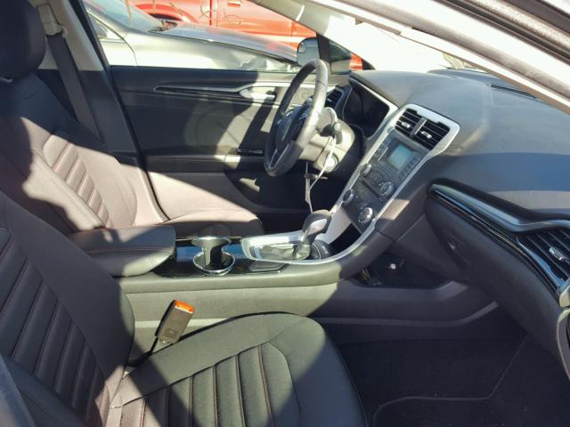 1FA6P0H73F5123123 - 2015 FORD FUSION SE GRAY photo 5