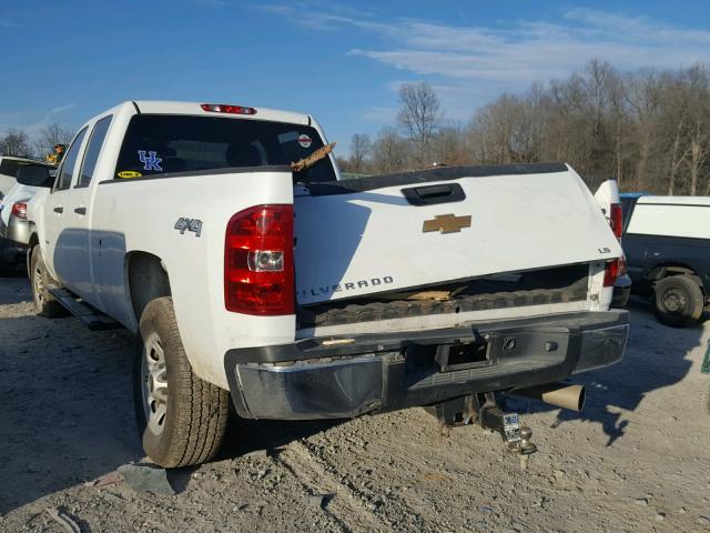 1GC4KZC80CF179059 - 2012 CHEVROLET SILVERADO WHITE photo 3