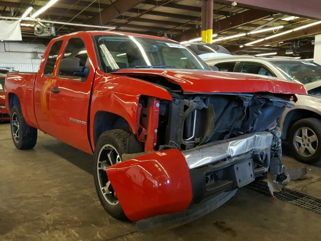 1GCEC19X07Z652495 - 2007 CHEVROLET SILVERADO RED photo 1