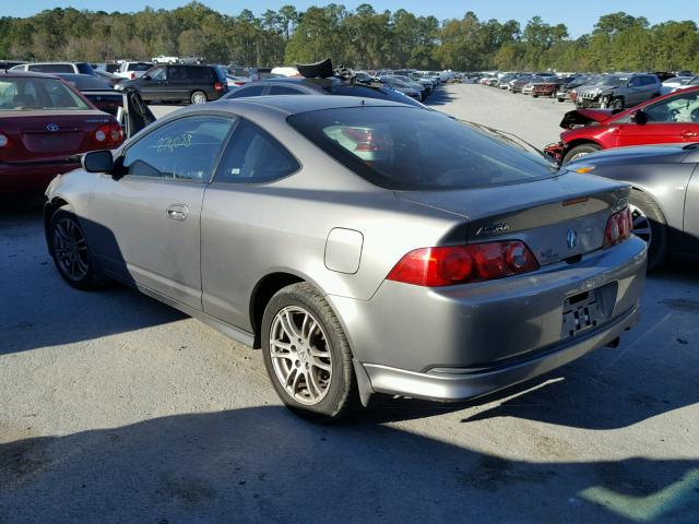 JH4DC548X6S013498 - 2006 ACURA RSX GRAY photo 3