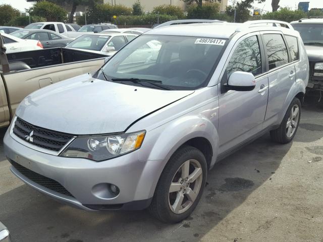 JA4MS41X07U003508 - 2007 MITSUBISHI OUTLANDER SILVER photo 2