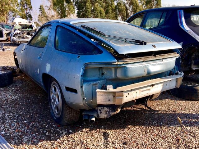 WP0JA0925CS821853 - 1982 PORSCHE 928 BLUE photo 3