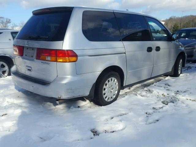 5FNRL18534B123416 - 2004 HONDA ODYSSEY LX GRAY photo 4