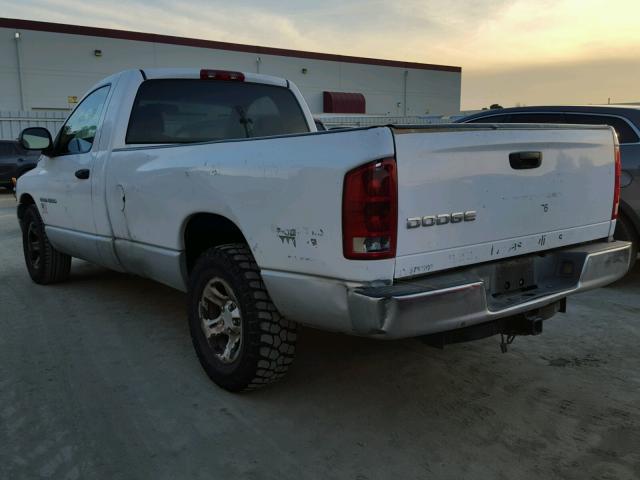 1D7HA16K83J512219 - 2003 DODGE RAM 1500 S WHITE photo 3