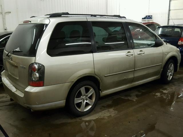 JM3LW28J540502083 - 2004 MAZDA MPV WAGON CREAM photo 4