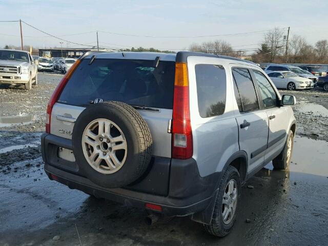 SHSRD788X3U117162 - 2003 HONDA CR-V EX SILVER photo 4