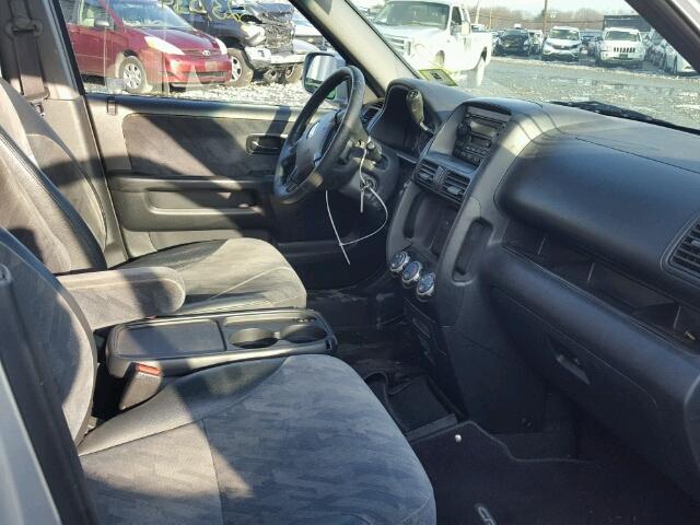 SHSRD788X3U117162 - 2003 HONDA CR-V EX ვერცხლისფერი ფოტო 5