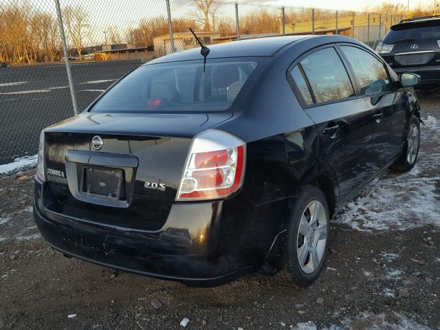 3N1AB61E97L631390 - 2007 NISSAN SENTRA 2.0 BLACK photo 4