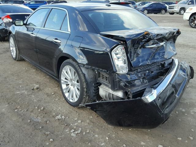 2C3CCAET0DH529998 - 2013 CHRYSLER 300C BLACK photo 3