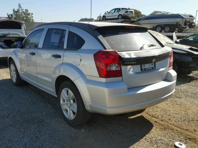 1B3HB48B67D340865 - 2007 DODGE CALIBER SX SILVER photo 3