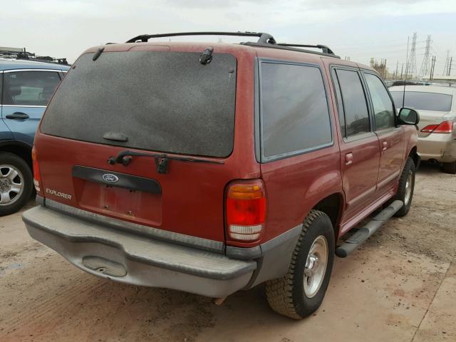 1FMZU32X6XZA35781 - 1999 FORD EXPLORER RED photo 4