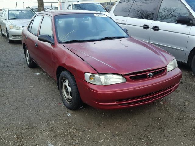 1NXBR12E2YZ382898 - 2000 TOYOTA COROLLA VE BURGUNDY photo 1