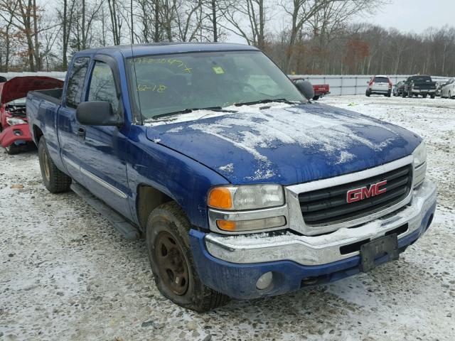 2GTEK19T041224317 - 2004 GMC NEW SIERRA BLUE photo 1