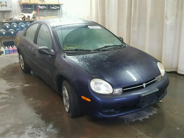 1P3ES46C3YD806721 - 2000 PLYMOUTH NEON BASE 蓝色 照片 1