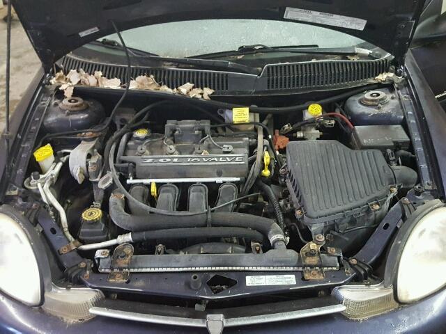 1P3ES46C3YD806721 - 2000 PLYMOUTH NEON BASE 蓝色 照片 7