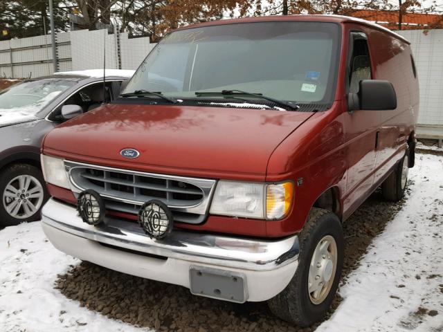 1FTSE34L3YHC03073 - 2000 FORD ECONOLINE RED photo 2