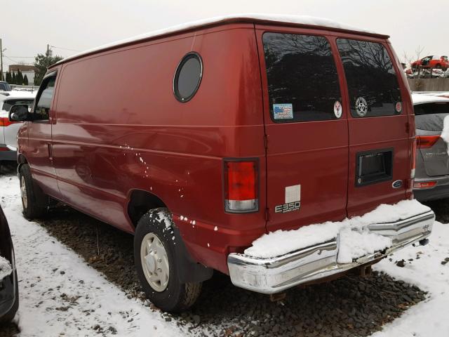 1FTSE34L3YHC03073 - 2000 FORD ECONOLINE RED photo 3