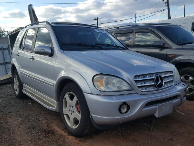 4JGAB74E33A414414 - 2003 MERCEDES-BENZ ML 55 SILVER photo 9