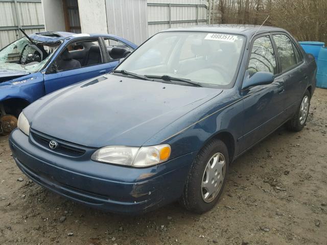 2T1BR12EXXC187910 - 1999 TOYOTA COROLLA VE BLUE photo 2