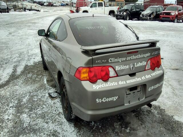 JH4DC54853C803121 - 2003 ACURA RSX GRAY photo 3