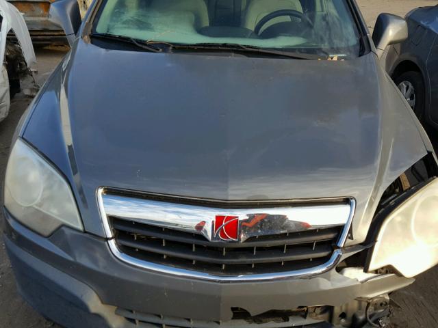 3GSCL33P58S628997 - 2008 SATURN VUE XE GRAY photo 7
