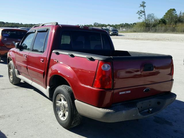 1FMZU67E11UC77827 - 2001 FORD EXPLORER S RED photo 3