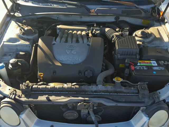 KNAGD128X45356585 - 2004 KIA OPTIMA LX SILVER photo 7