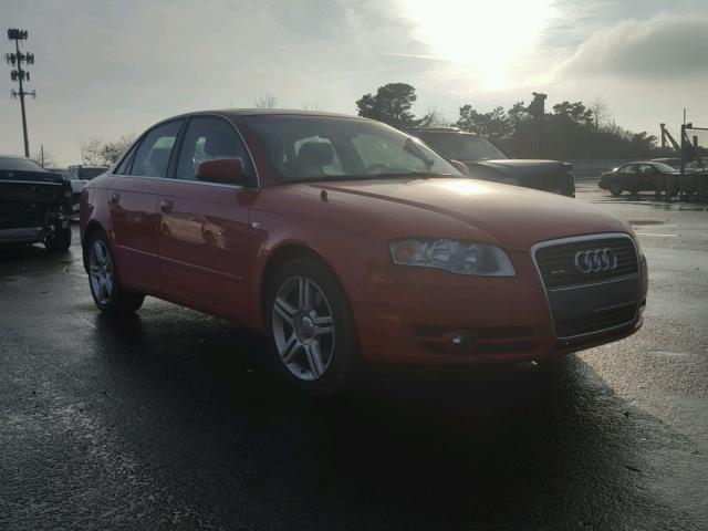 WAUDF78E77A257408 - 2007 AUDI A4 2.0T QU RED photo 1