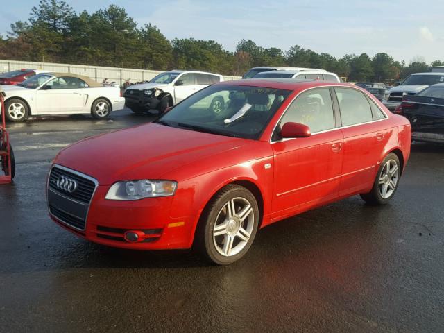 WAUDF78E77A257408 - 2007 AUDI A4 2.0T QU RED photo 2