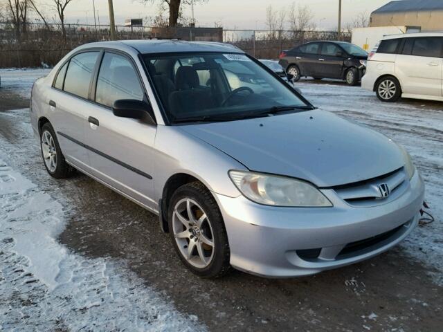 2HGES16355H028422 - 2005 HONDA CIVIC DX V SILVER photo 1