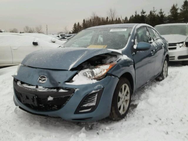 JM1BL1UF0B1429432 - 2011 MAZDA 3 I BLUE photo 2