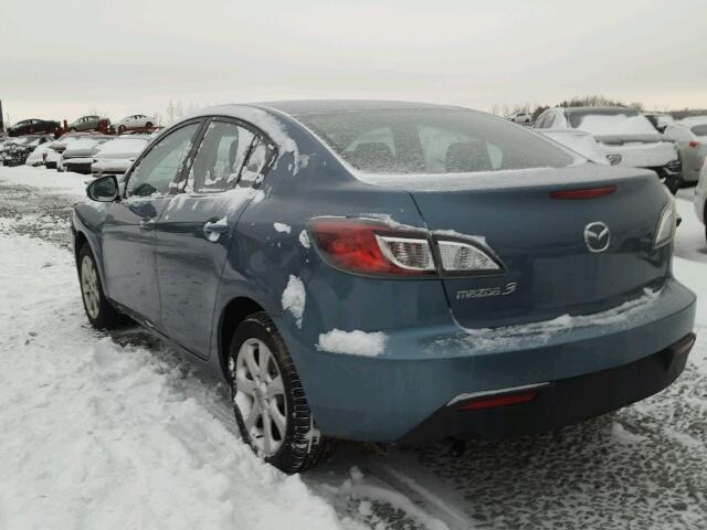 JM1BL1UF0B1429432 - 2011 MAZDA 3 I BLUE photo 3