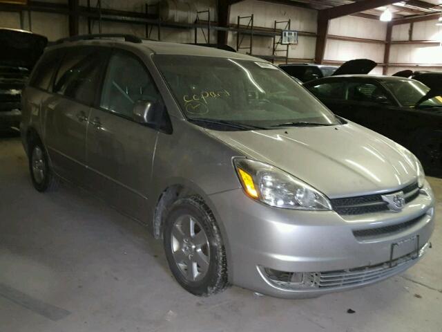 5TDZA22C75S258379 - 2005 TOYOTA SIENNA XLE SILVER photo 1