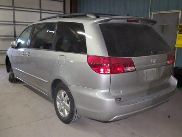 5TDZA22C75S258379 - 2005 TOYOTA SIENNA XLE SILVER photo 3