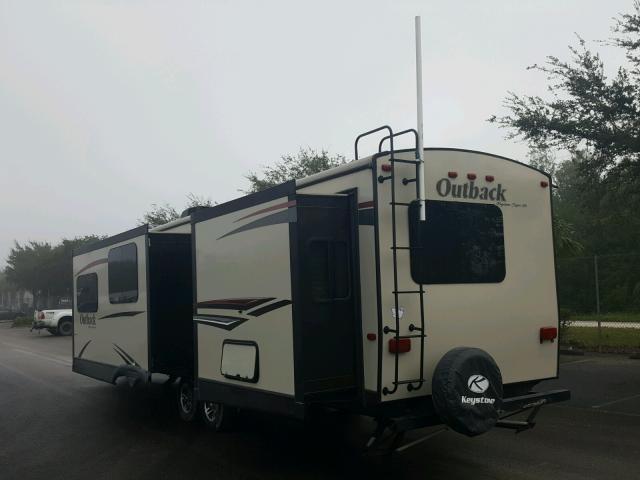 4YDT32427FB452887 - 2015 KEYSTONE OUTBACK TWO TONE photo 3