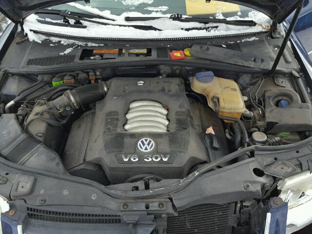 WVWWH63B43E077593 - 2003 VOLKSWAGEN PASSAT GLX BLUE photo 7