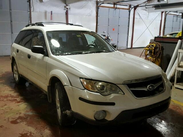 4S4BP61C287325067 - 2008 SUBARU OUTBACK 2. WHITE photo 1