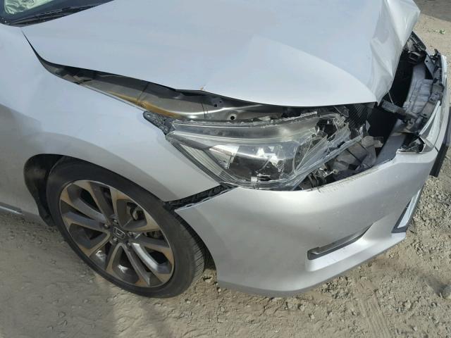 1HGCR2F58EA260487 - 2014 HONDA ACCORD SPO SILVER photo 9