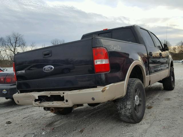 1FTPW14V67KA96028 - 2007 FORD F150 SUPER BLACK photo 4