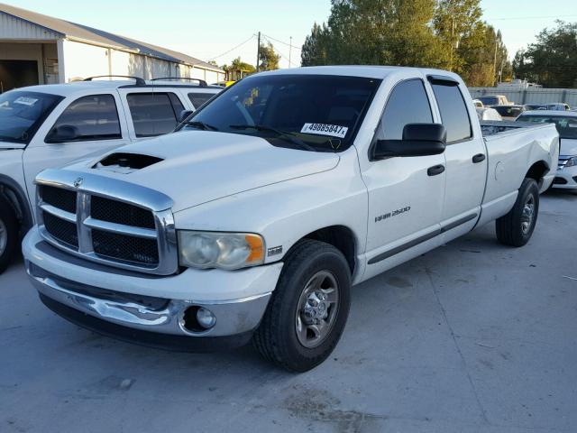 3D7KA28D93G770681 - 2003 DODGE RAM 2500 S WHITE photo 2